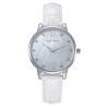 Buy cheap Leather Strap 32mm Dial Alloy Quartz Watch Pearl Shell Dial 3ATM Water Resistant from wholesalers
