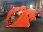 Custom Hydraulic Excavator Thumb Bucket 3-100 Tons Gripping Capacity 500mm