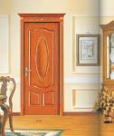 Customized Single Open Door Retro Style Interior Solid Wood Door ISO9001