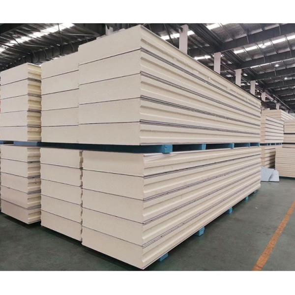 Outdoor PU Polyurethane Composite Panels For Cold Room Sandwich Board With Metal
