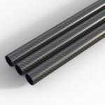 100% 3K Carbon Fiber Tubes Electromagnetism Property Anti Aging