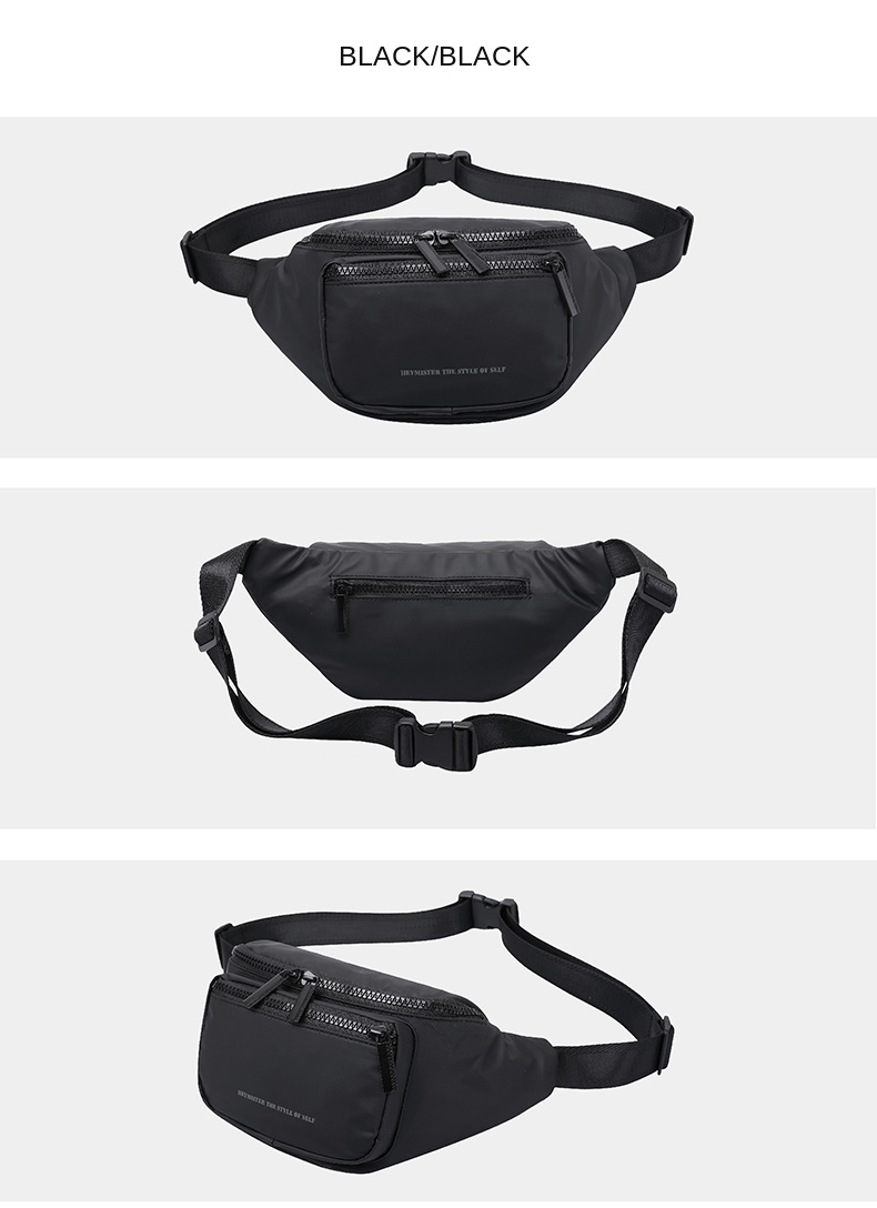 Customized Logo Multi Function Waterproof Waist Bag Against Theft