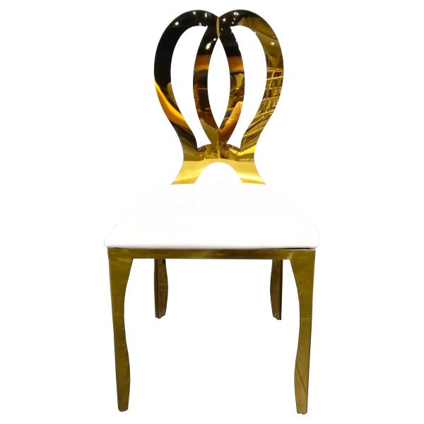 Buy cheap Stainless Steel Gold Butterfly Chair For Wedding Venue from wholesalers