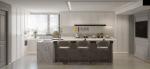 Buy cheap Refined Chic Modern Cream White Stainless Steel Kitchen Cabinetry With Luxurious from wholesalers