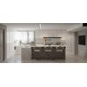 Buy cheap Refined Chic Modern Cream White Stainless Steel Kitchen Cabinetry With Luxurious Marble from wholesalers