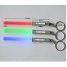 Buy cheap LED light stick key chain 12*1cm Acrylic + aluminum alloy logo customized from wholesalers