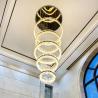 Buy cheap Gold Metal Large Modern Circular Chandelier from wholesalers