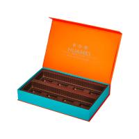 Buy cheap Yellow Rigid Paper Gift Box Packaging Moon Cake With Magnetic Lid product