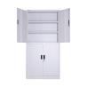 Buy cheap White Metal Book Storage Cabinets Minimalist Iron KD Structure from wholesalers