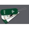 Buy cheap Offset Printing PVC Hang Tag / Hole hang clothing tags with ribbons from wholesalers