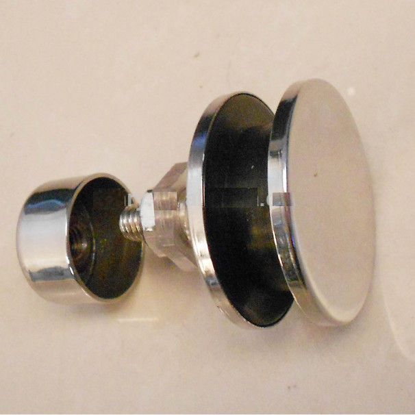 10mm Tempered Sliding Glass Shower Screen With Stainless Steel Orb Rail System