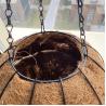Buy cheap Metal Frame Bamboo Coco Liner Flower Pots Outdoor Garden 27cm Diameter from wholesalers