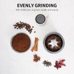 Parsley Cinnamon Mini Electric Espresso Maker , 70g Capacity Auto Grind Coffee
