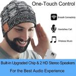 Knit Winter Cap Wireless Smart Beanie Headset 24hour Play Time HD Stereo Speaker