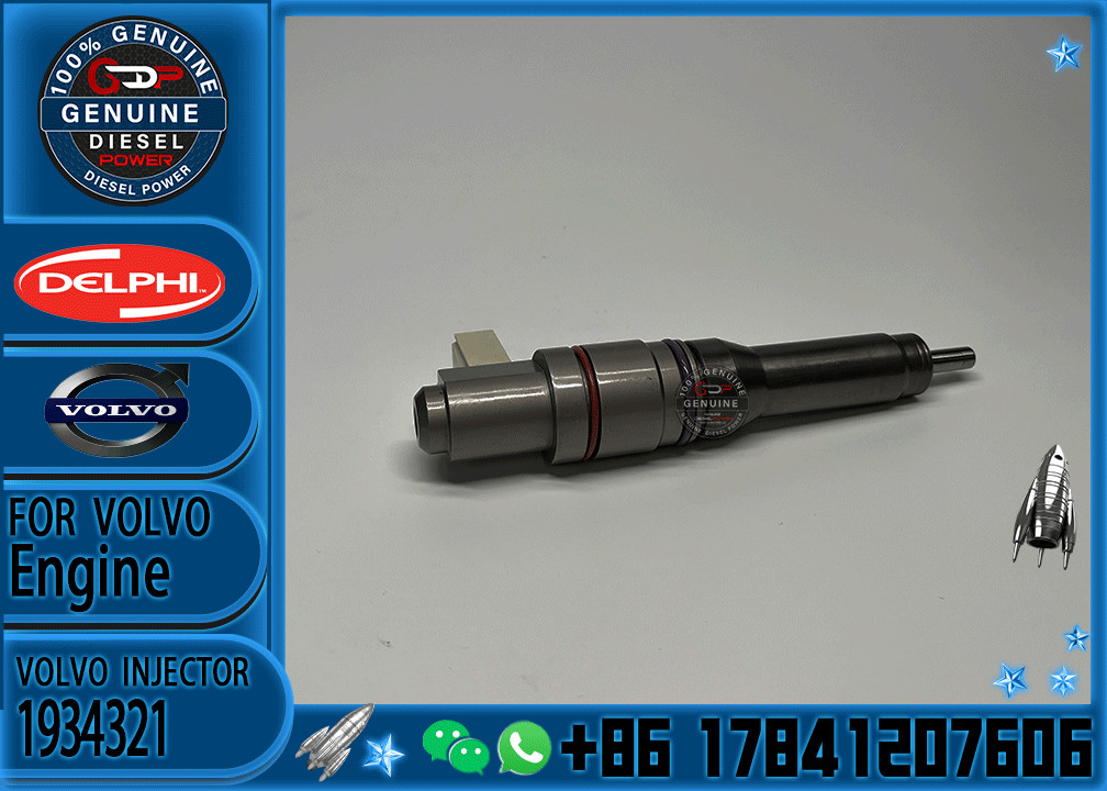 Diesel Fuel Injector common rail parts injector 1934321 BEBU2C00300 1934322 1914474for VOLVO