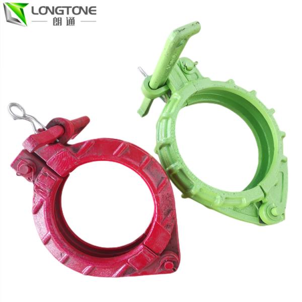 Buy cheap Bolt Concrete Mixer Parts Casted Mounting 5 Inch Clamp Coupling from wholesalers