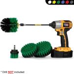 Extrusion Molding 5Pcs Drill Power Brush Scrubber For Household Cleaning