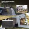 Buy cheap 2.49*3.20*1.91M Portable Grey Car Camping Tent Waterproof PU3000MM Coated Polyester Fabric For Outdoor Adventure from wholesalers