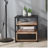 Buy cheap H50cm Industrial Metal End Table Defaico Industrial Side Table With Drawer from wholesalers