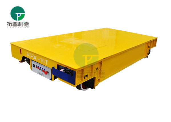 Boiler Plant 55t Transfer Electric Battery Handling Railway Cart