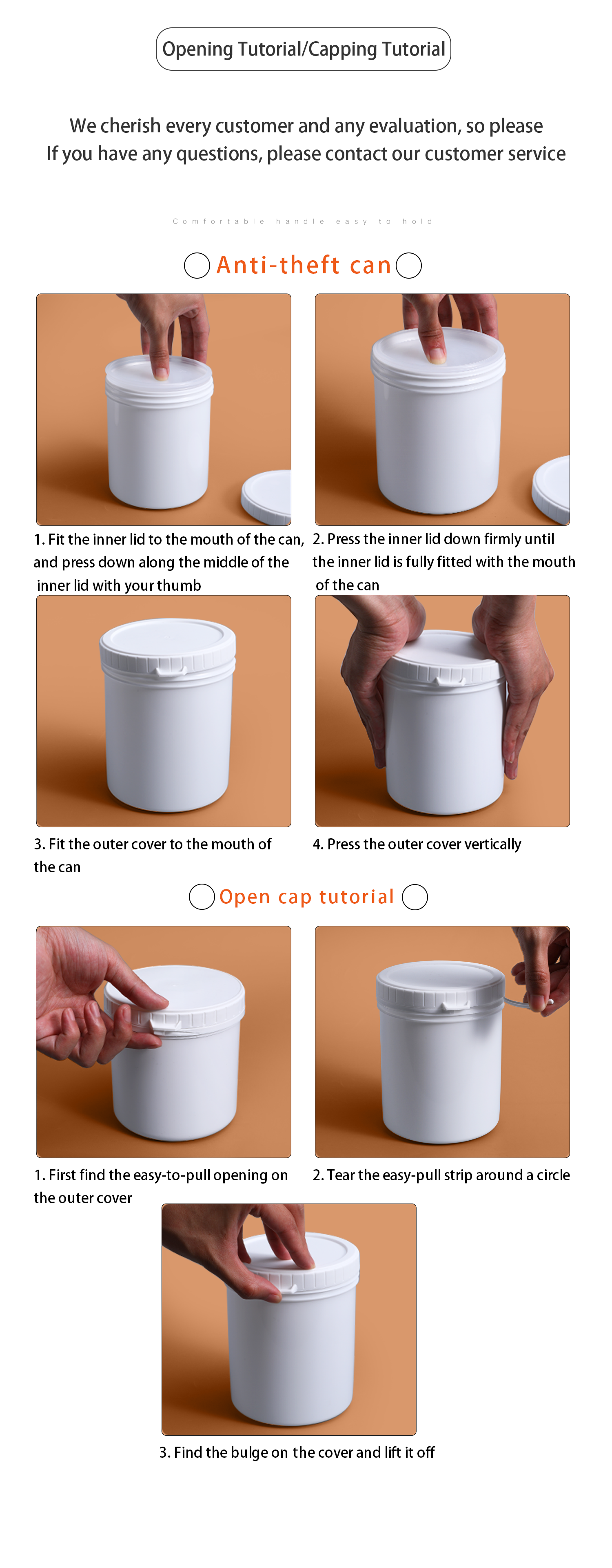 300ml 500ml 1000ml Food Grade Plastic Jam Honey Jar for Packaging Peanut Storage Containers