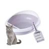 Buy cheap Amazon Hot Sale High Quality Semi-Enclosed Anti-hourglass Splash Proof Cat Toilet Cage With Litter Box For Pet from wholesalers