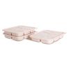 Buy cheap 3 Compartment Disposable Cornstarch Meal Tray Disposable Meal Trays 160g from wholesalers