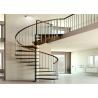 Buy cheap Apartment Interior Wrought Iron Spiral Staircase House / Office Application from wholesalers