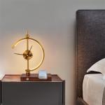 Buy cheap LED Aluminium Glod Wireless Charger Decorative Wooden Table Lamp 324 X 120 X 410 from wholesalers