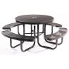 Buy cheap Factory Outlet Best Selling Picnic Table Park Round Metal Picnic Table Bench Commercial Dinning Table from wholesalers