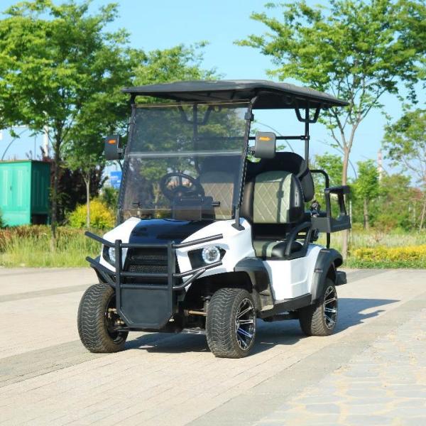 Buy cheap 4 Seater Off Road Electric Golf Cart Lithium Battery New Design Pu Seats Color Customized from wholesalers