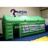 Buy cheap Small Green PVC Inflatable Event Tent / Exhibition Inflatable Cube Tent from wholesalers