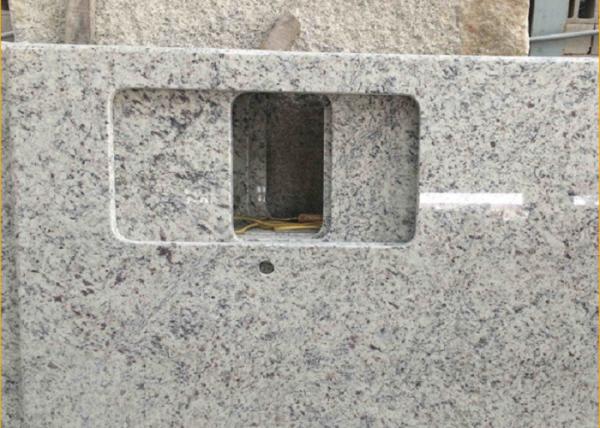 Buy cheap Giallo Sf Real Solid Granite Worktops For Kitchen / Bathroom White Color from wholesalers