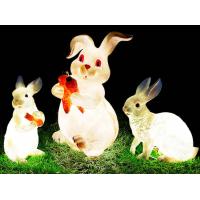 Buy cheap Resin rabbit lights garden landscape lawn lamp park scenic spot cartoon animal product