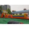 Buy cheap Largest Kids Inflatable Obstacle Courses Land Sport Game Giant Assault Course from wholesalers