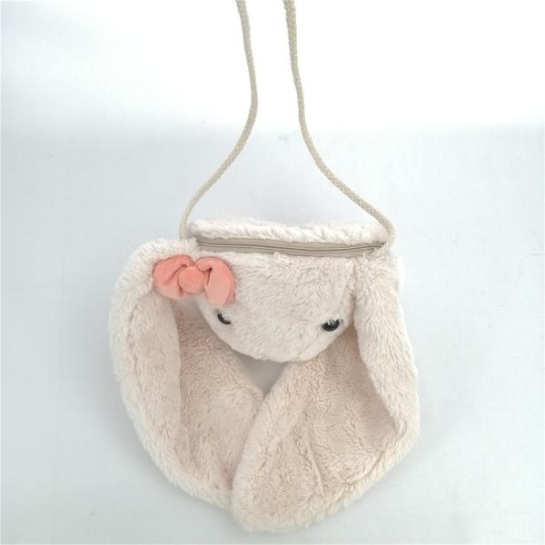Buy cheap Stuffed Plush Toy Backpack 100% Polyester Earth Friendly Bunny Head Toy Bag from wholesalers