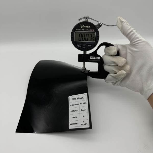 Buy cheap High Stretchable Black PPF Film Thermal Insulation Black Paint Protection Film from wholesalers