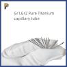 Buy cheap Gr1 Gr2 Titanium Capillary Tube 0.4,0.5,0.6mm Titanium Tube from wholesalers