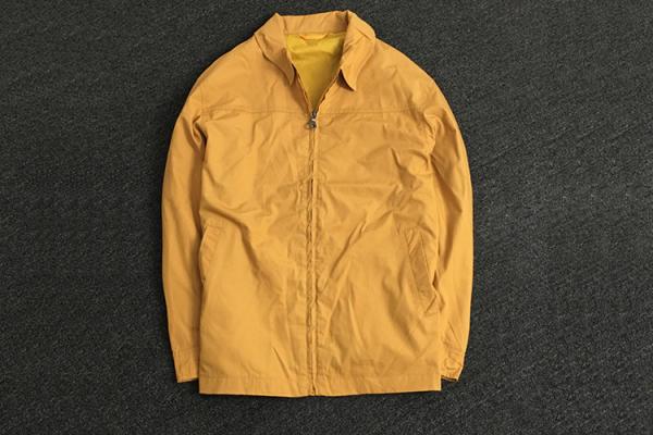 Buy cheap Classic Durable Yellow Polyester Coat Jacket Oversize / Men's Casual Jackets from wholesalers