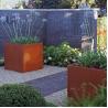 Buy cheap Metal Flower Pot Large Corten Steel Planter Box Garden Metal Ornaments from wholesalers