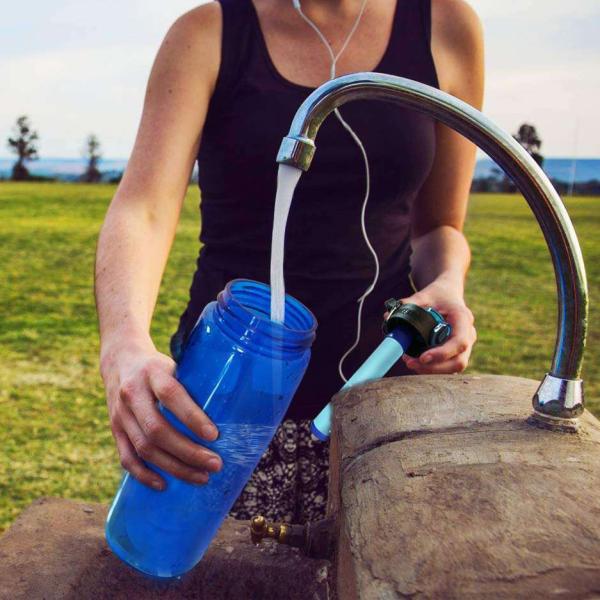 Buy cheap BPA Free Straw Camping Filter Bottle from wholesalers