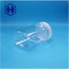 Buy cheap Unique Shaped Plastic PET Dried Food Fruits Candies Jars Flat Screw Top Lid from wholesalers