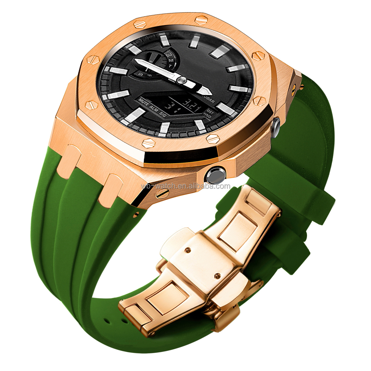Stainless Steel Watch Case And Bracelet For Casio Ga2100 Five Generation Modification