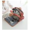 Buy cheap Ladies Red / Pink / Black Makeup Carry Bag Large Capacity Customized Logo from wholesalers
