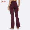 Buy cheap Squat Proof Bamboo Fiber Yoga Bootcut Leggings Yoga Flared Pants Tummy Control from wholesalers
