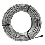 Non-coated 250FT Wire Rope Cable For Railing 7x7 7x19 1/8" Stainless Steel T316