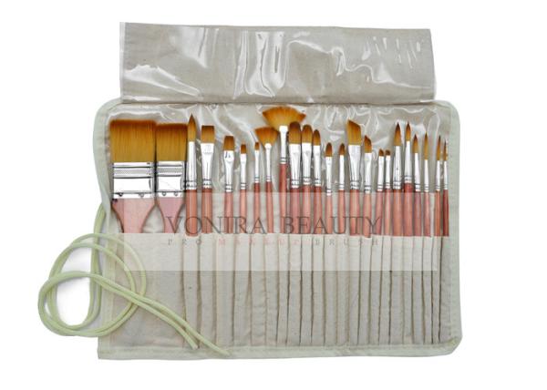 Buy cheap School Artists Body Paint Brushes Set Wood Watercolor Brushes Set with Pencil Case from wholesalers