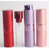 Buy cheap Cylinder Shape Travel Perfume Atomiser 5ml Aluminum With Pump Sprayer from wholesalers