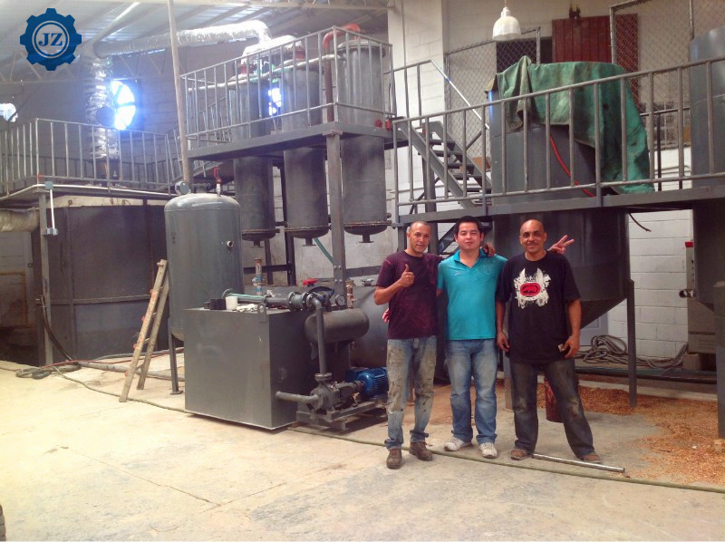 10Ton 10TPD Oil Sludge Waste Tire Pyrolysis Oil To Diesel Oil Refinery Device