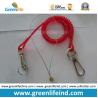 Buy cheap Translucent Red 2.3mm Safety Lanyard Spring Coil Cable from wholesalers